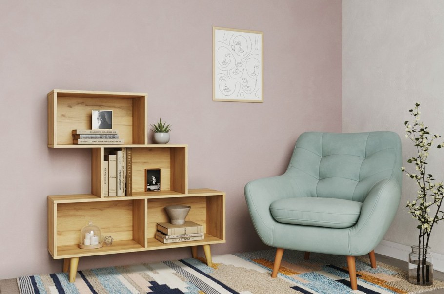 Стеллаж Бриз-1 дуб золотистый