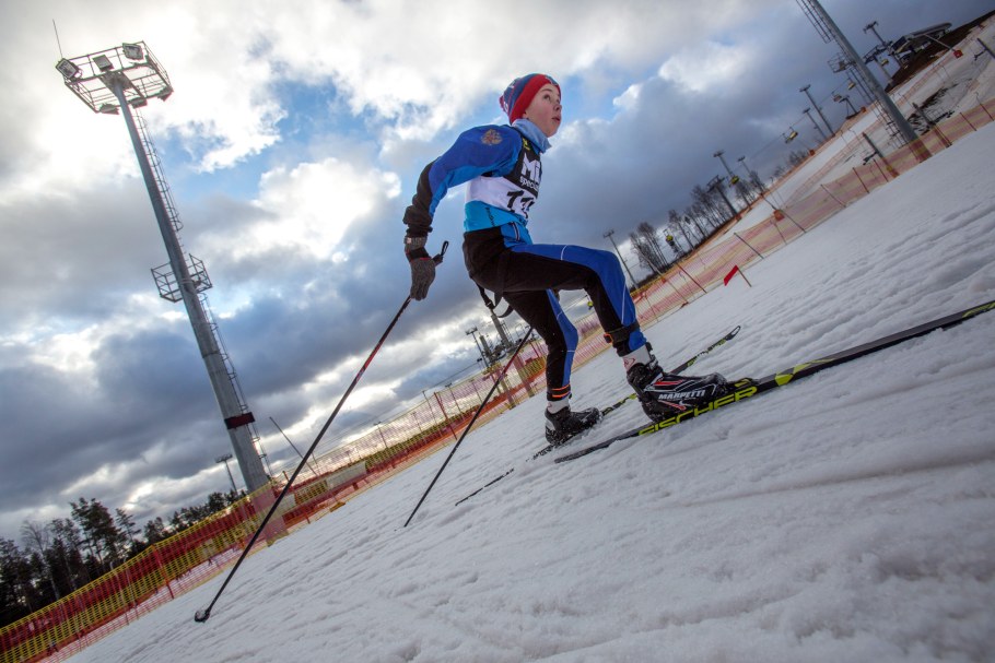 Охта парк спринт в гору