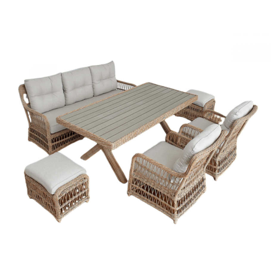 Комплект из ротанга Оби обеденный