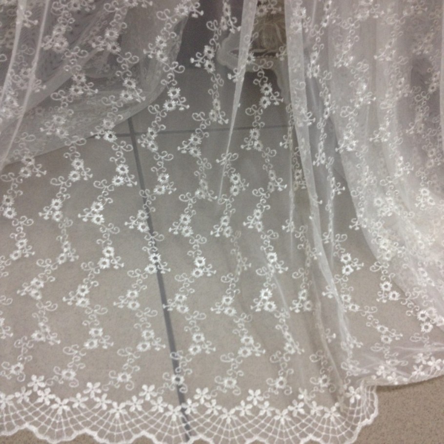 Тюль сетка шитье