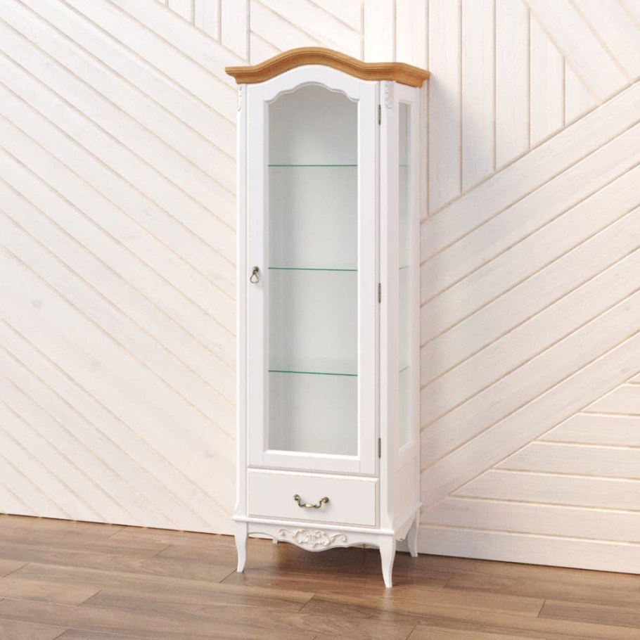 Витрина Прованс слоновая кость