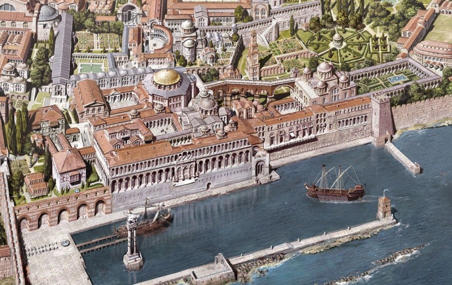 Буколеон дворец в Константинополе