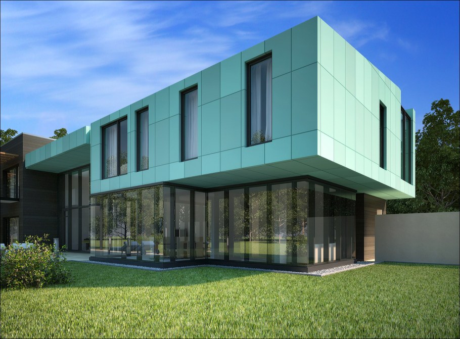 Современные композитные фасады