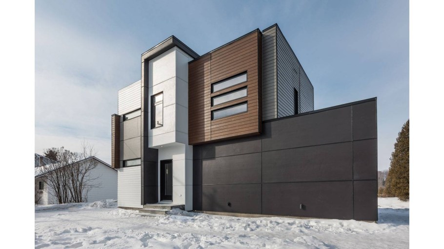 Отделка фасада керамогранитом