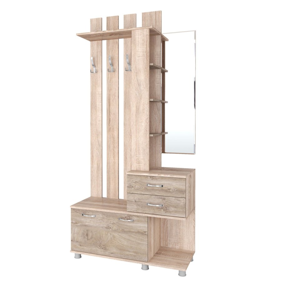 Прихожая микс арт ЦС дуб сонома/дуб Эндгрейн