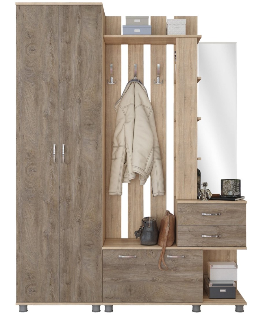 Прихожая микс арт дуб сонома дуб Эндгрейн