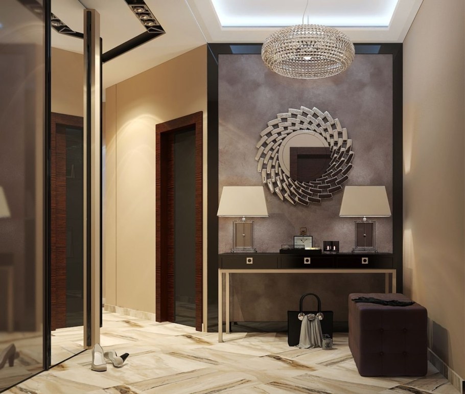 Холл коридор ар деко