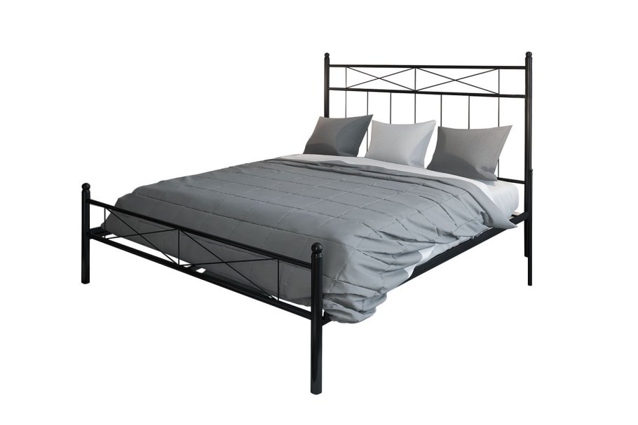 Металлическая кровать 140х200 аристо