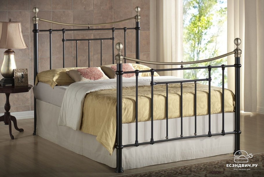 Кровать Кейт античная медь 1600