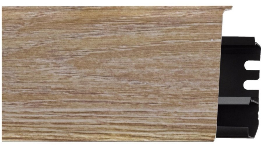 Плинтус Arbiton Indo 23, дуб Модена, 2500х70х26мм