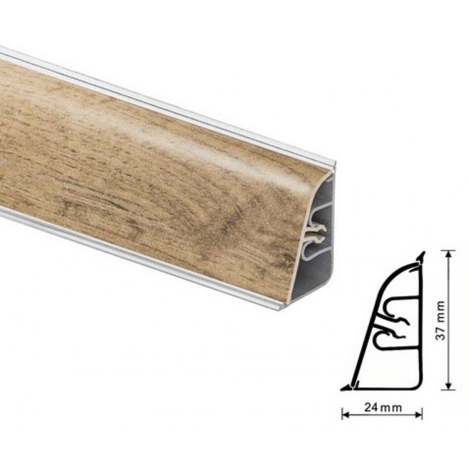 Плинтус Thermoplast дуб Вотан 1520