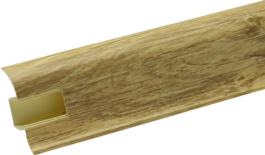 Плинтус напольный Artens ПВХ дуб тангай 5.5 см 2.5 м