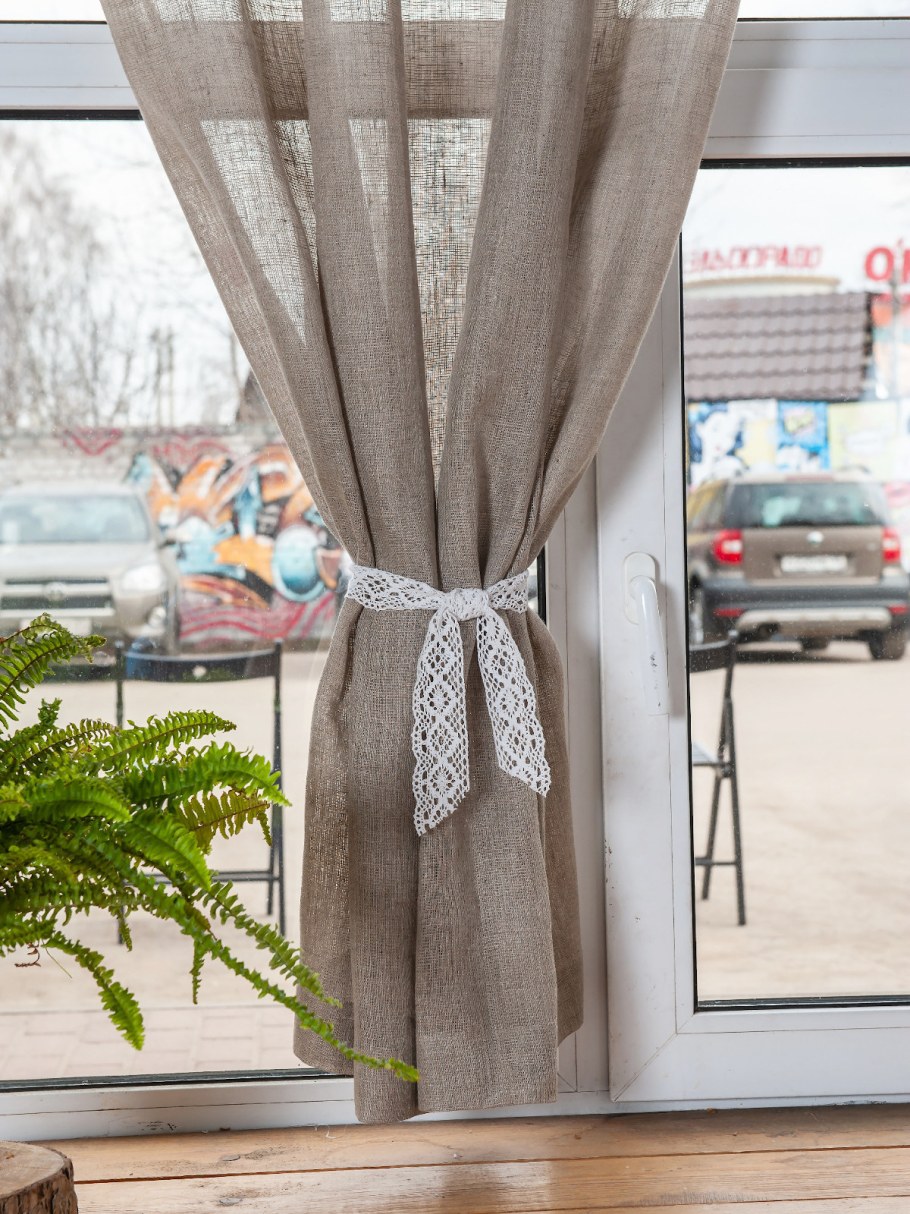 Портьеры из льна