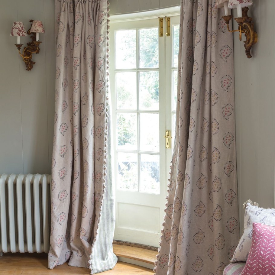 Льняные шторы в интерьере