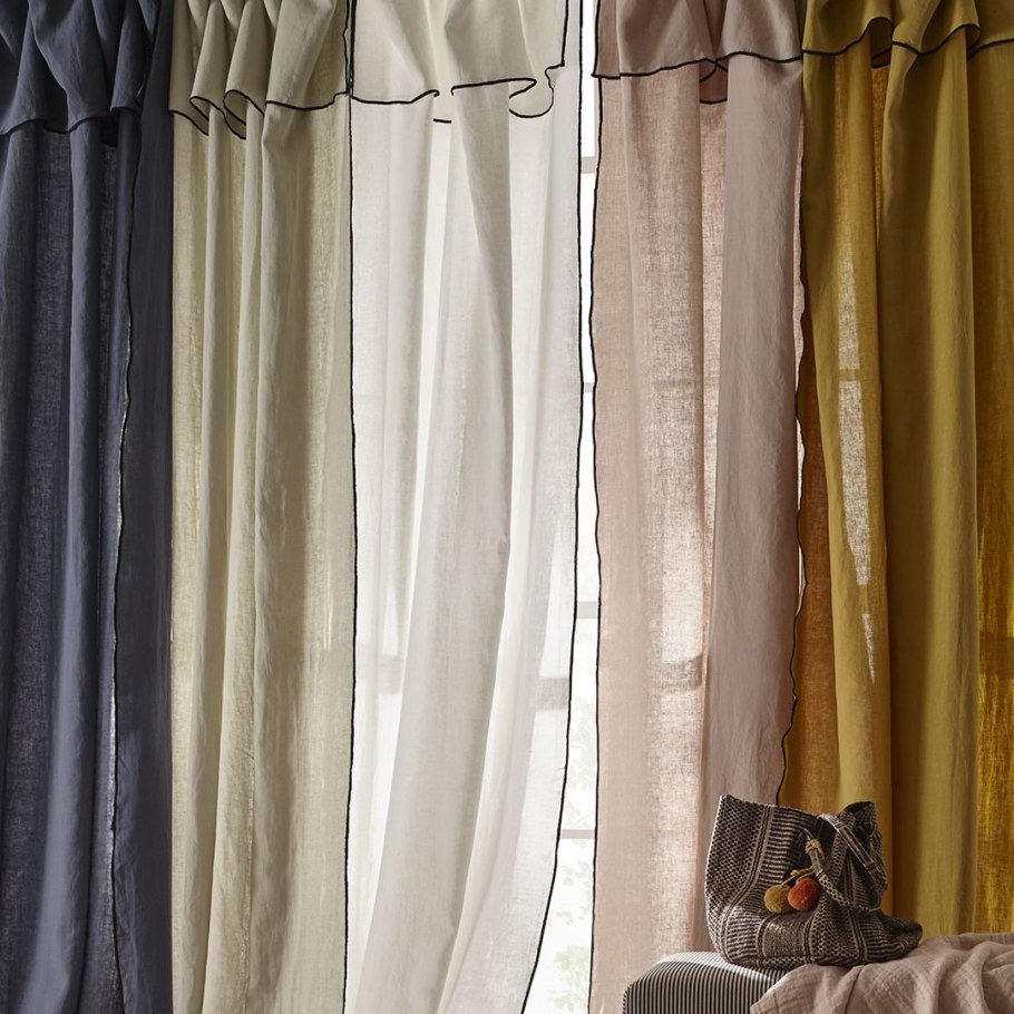 Льняные шторы на Пинтерест