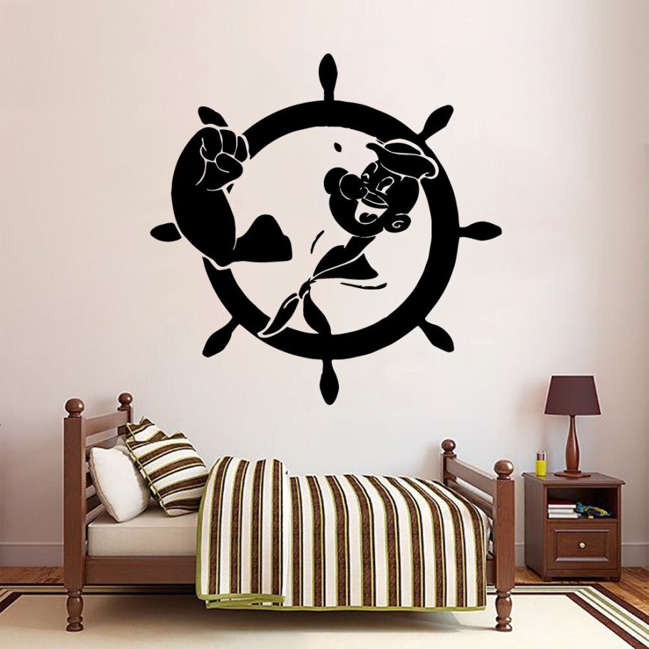 Интерьерные наклейки на стену в прихожую