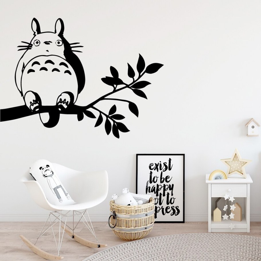 Купить виниловые наклейки на холодильник Тоторо