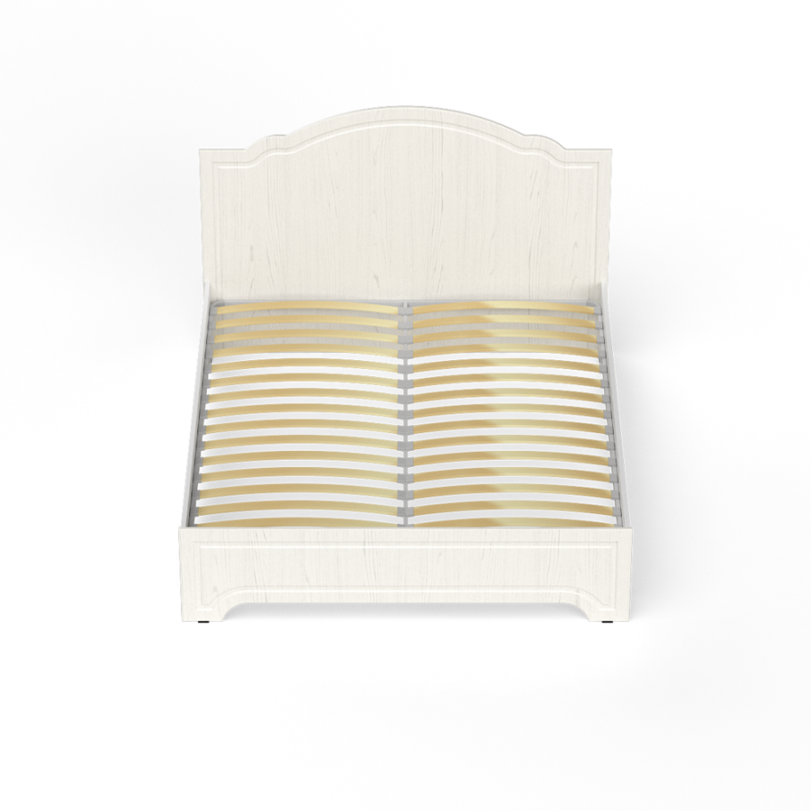 Ливерпуль кровать 11.08 (белый,ясень ваниль НМ-1012-100 ПВХ)