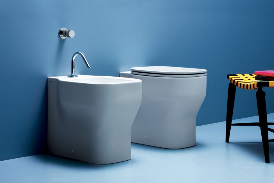 Чаша унитаза напольная Azzurra Glaze GLZ 100/MBP