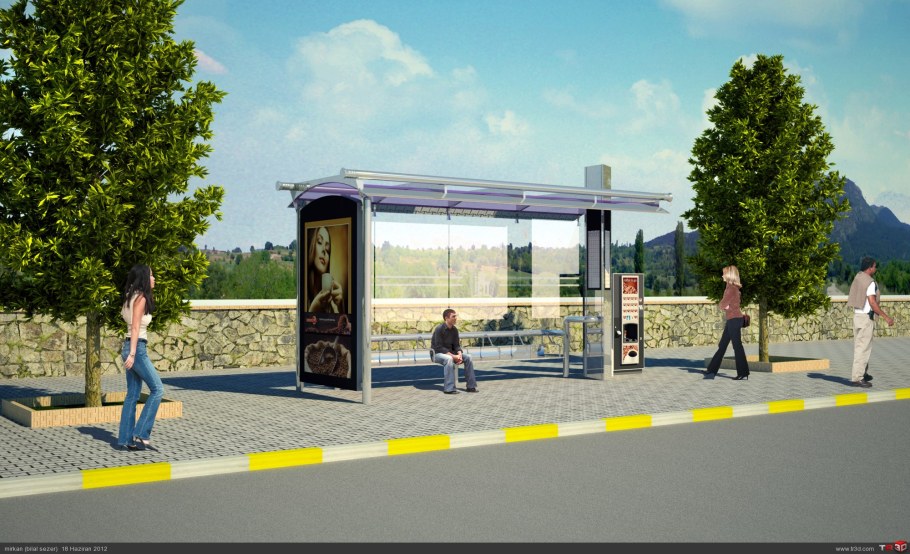 Самые необычные автобусные остановки