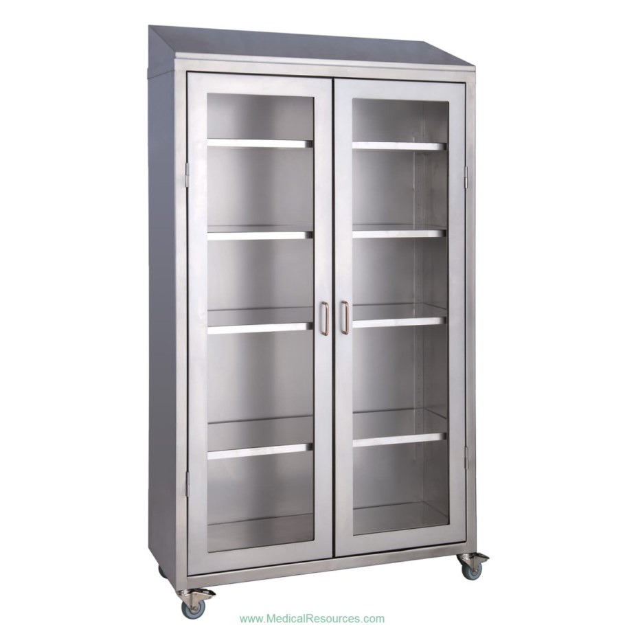 Laboratory Cabinet with Glass Doors