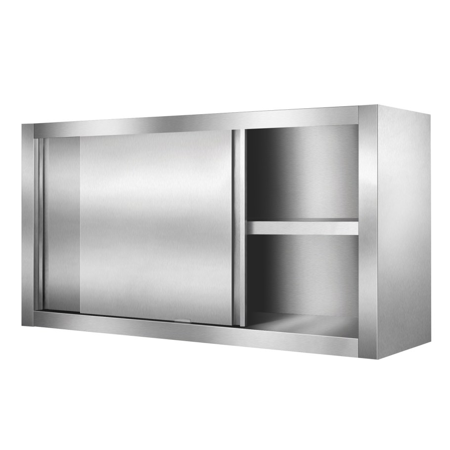 Навесные шкафы из нержавейки
