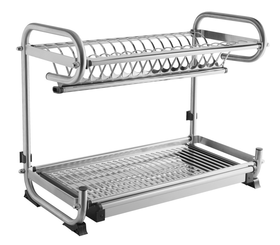Посудосушитель настольный двухуровневый giff l=595 нержавеющая сталь