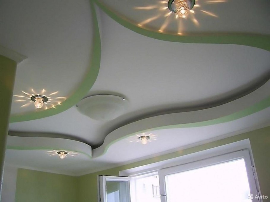 Потолок гипсокартон