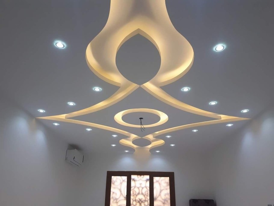 Гипсокартонные декоративные потолки