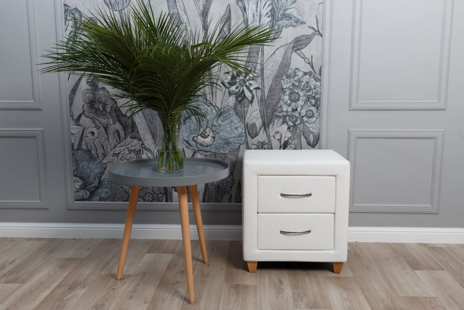 Тумба прикроватная низкая roomy с черным