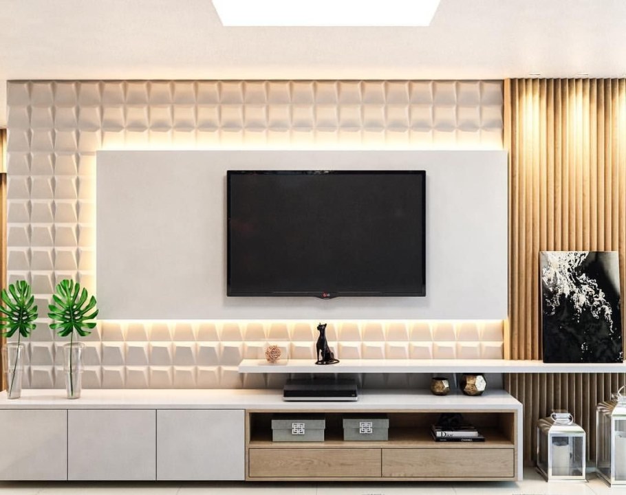 Настенная панель под телевизор