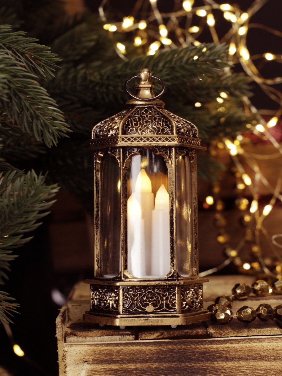 Фонари декоративные интерьерные новогодние