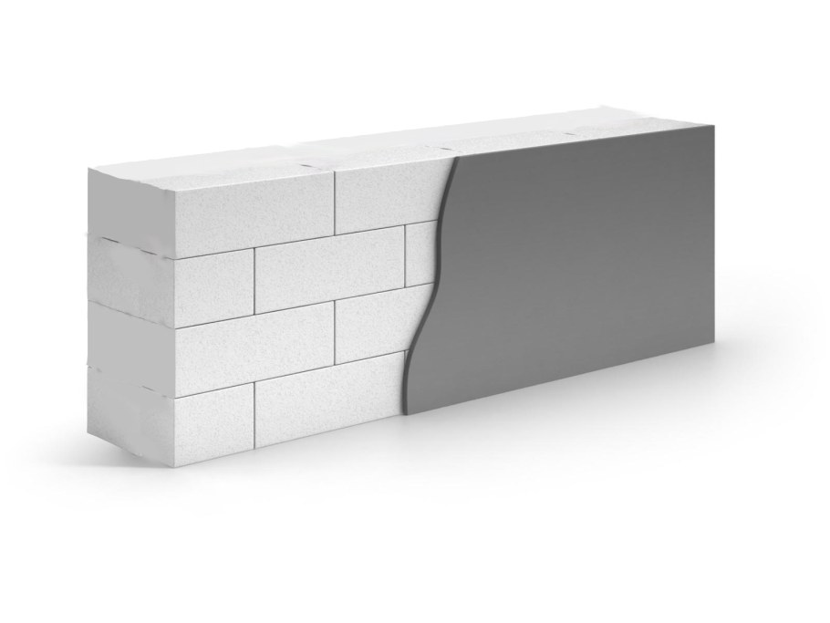 Наружные стены: газобетонные блоки 400