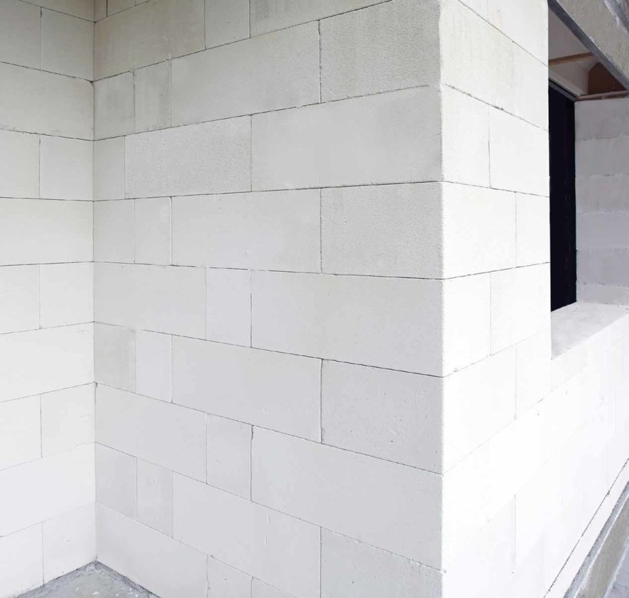 Перегородки из газобетонных блоков Ytong