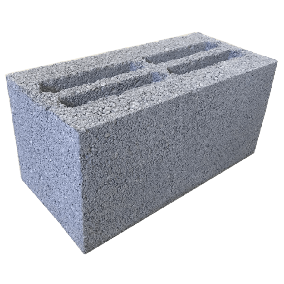 Блок керамзитобетонный 390*190*188