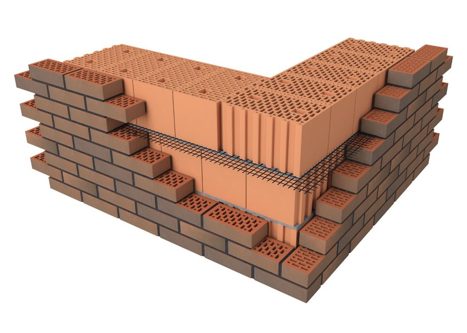 Теплая керамика кирпичный блок Porotherm 380