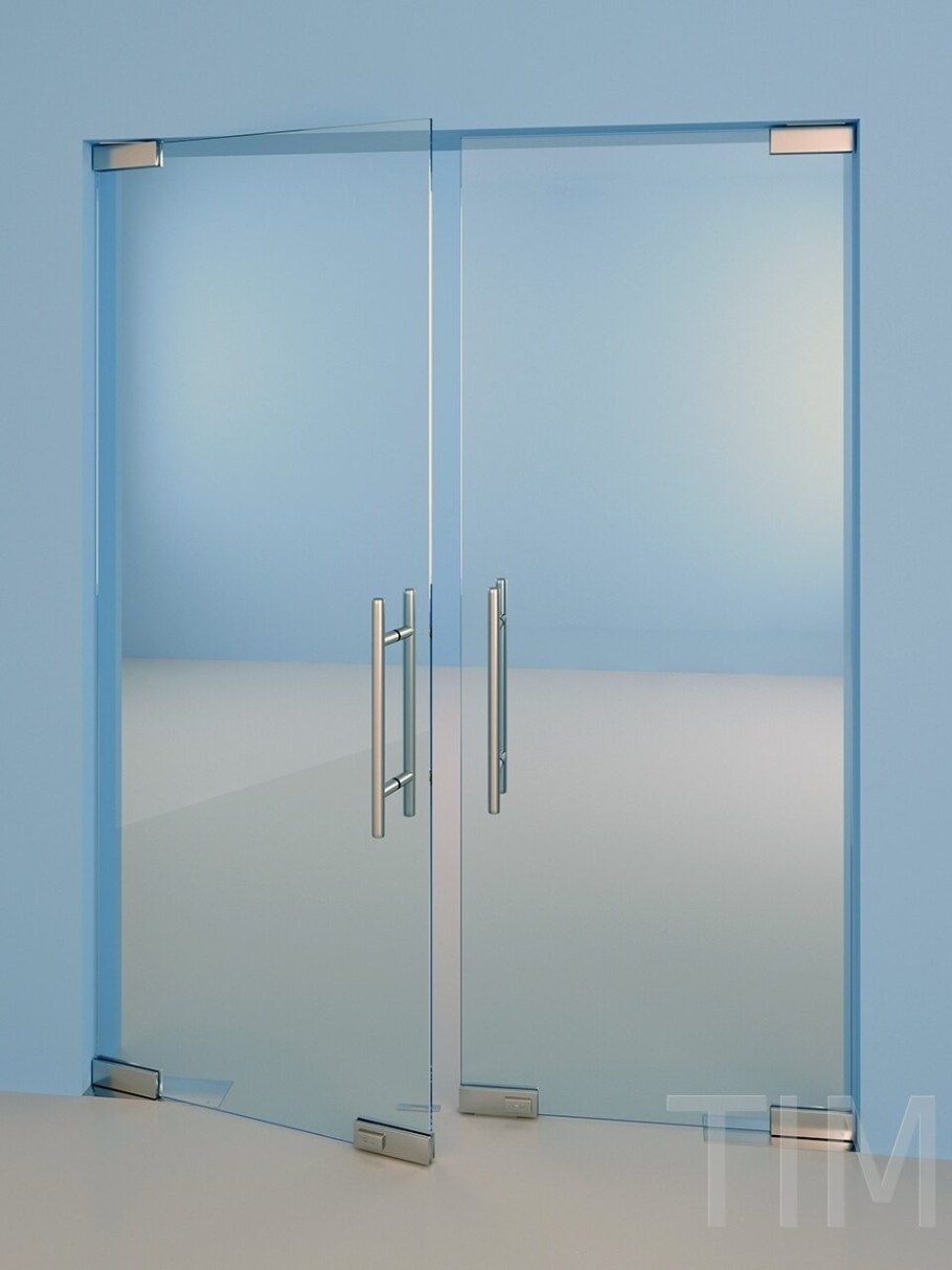 Дверь одностворчатая маятниковая стеклянная Dorma