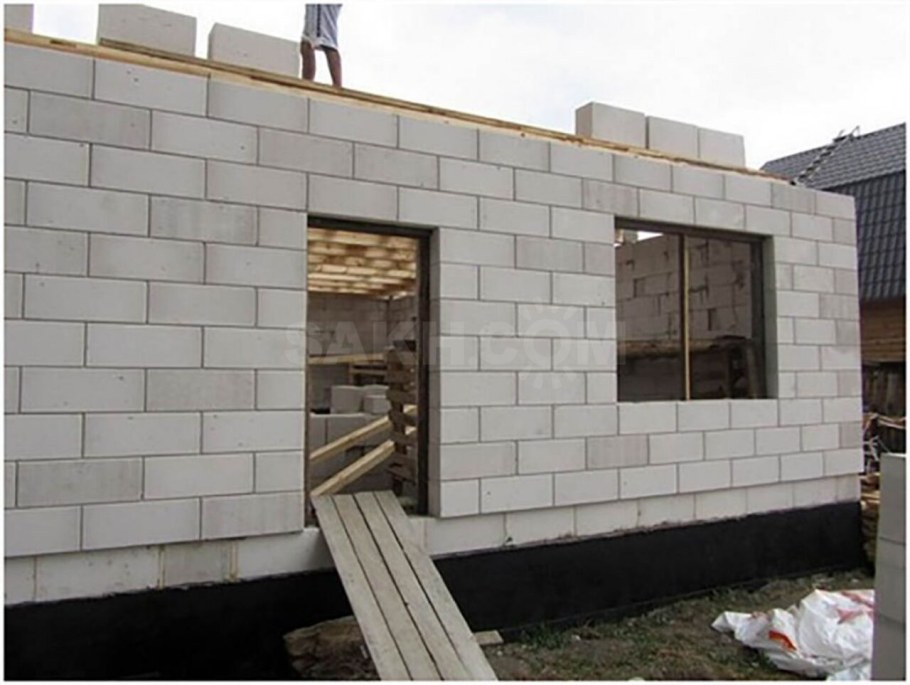Кладка газобетонных блоков