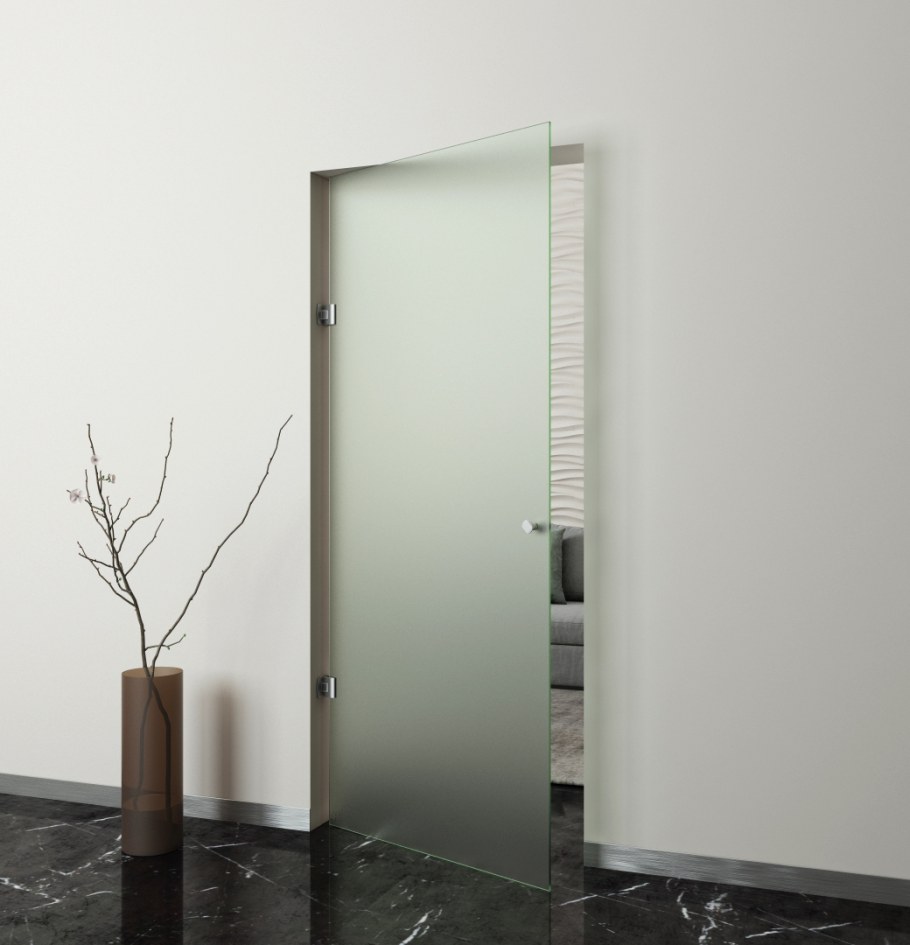 Дверь стеклянная агат а-01.1