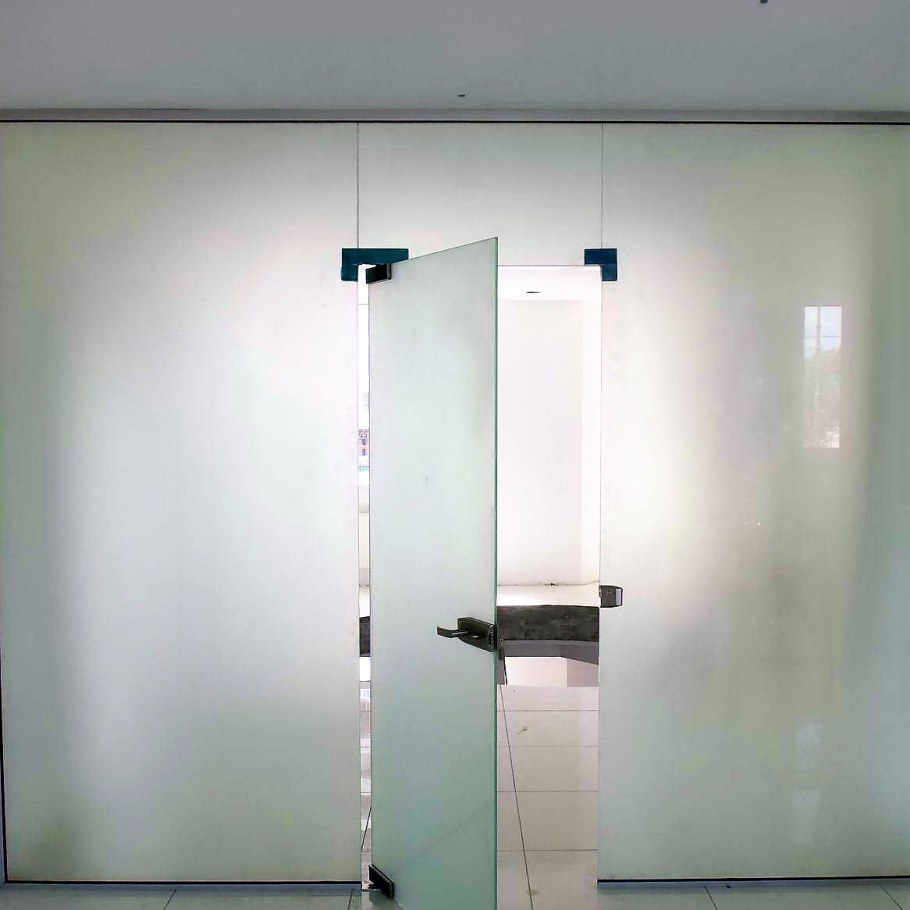 Дверь одностворчатая маятниковая стеклянная Dorma