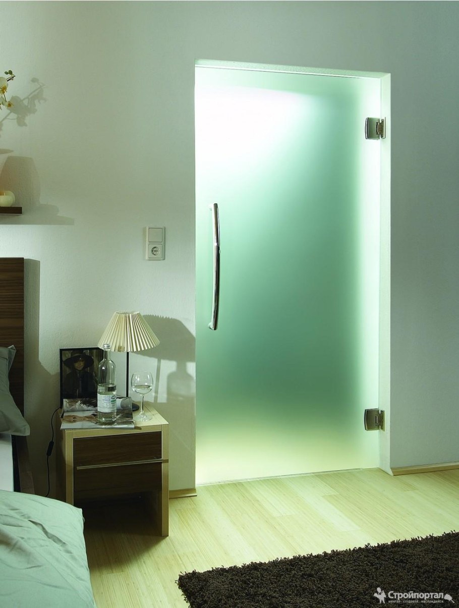 Стеклянная дверь