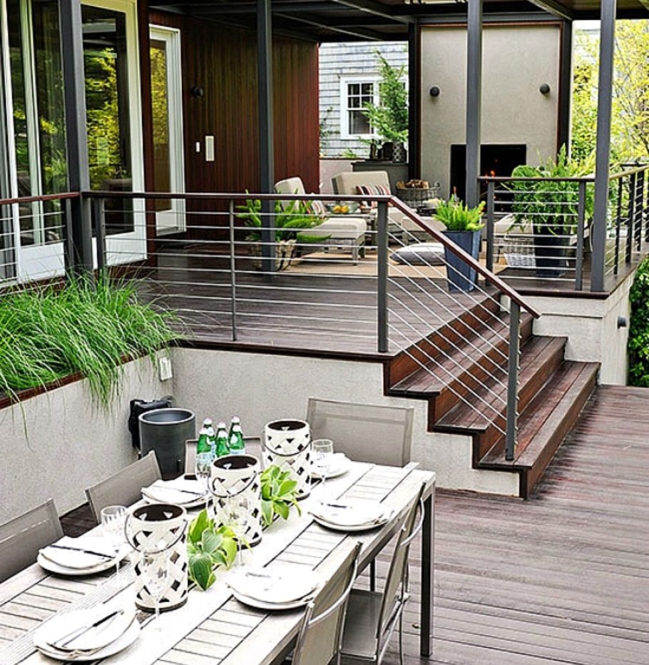 Терраса патио в современном стиле