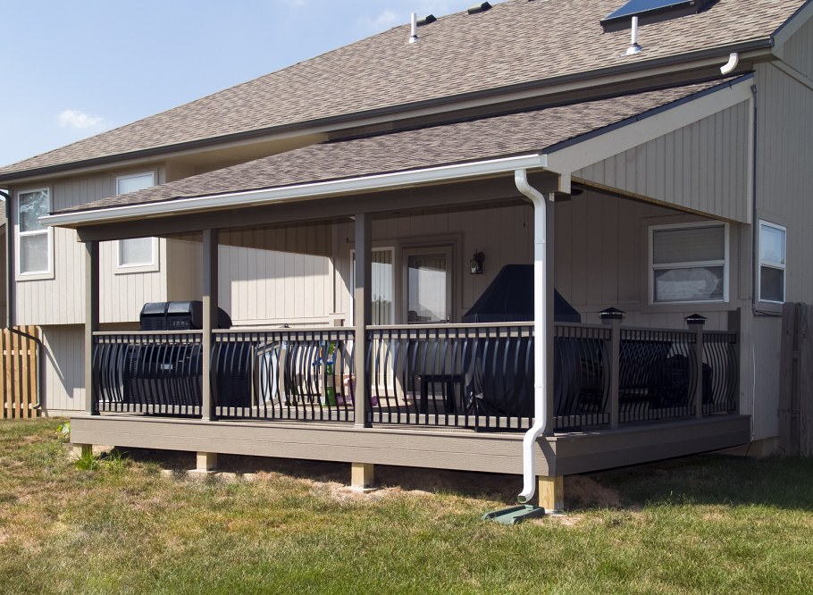 Веранда открытая в немецком стиле