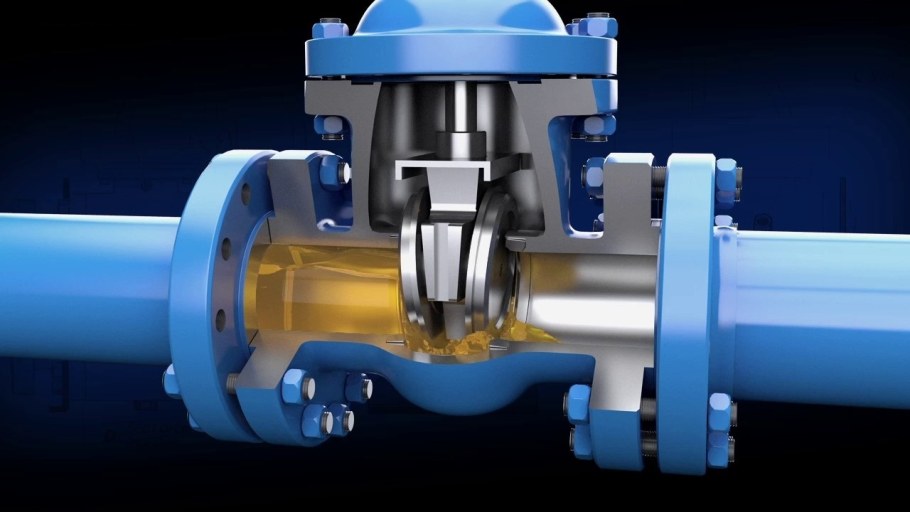 Задвижка клиновая двухдисковая