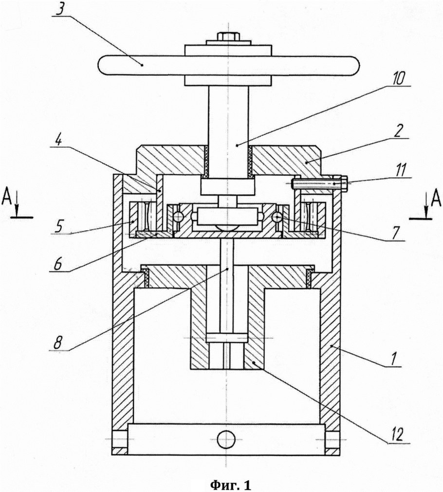 Электропривод для запорной арматуры спироидный