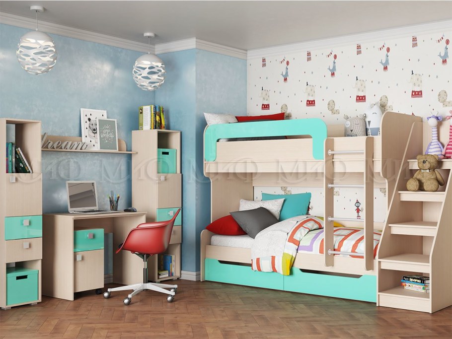 Кровать 2х ярусная Юниор-1