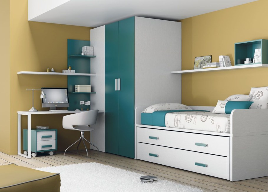 Мебель для подростка бирюзовый