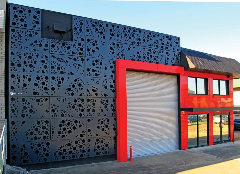 Перфорированные панели для фасада