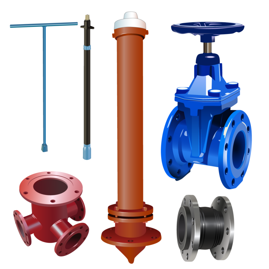 Коверная задвижка водопроводная ПНД