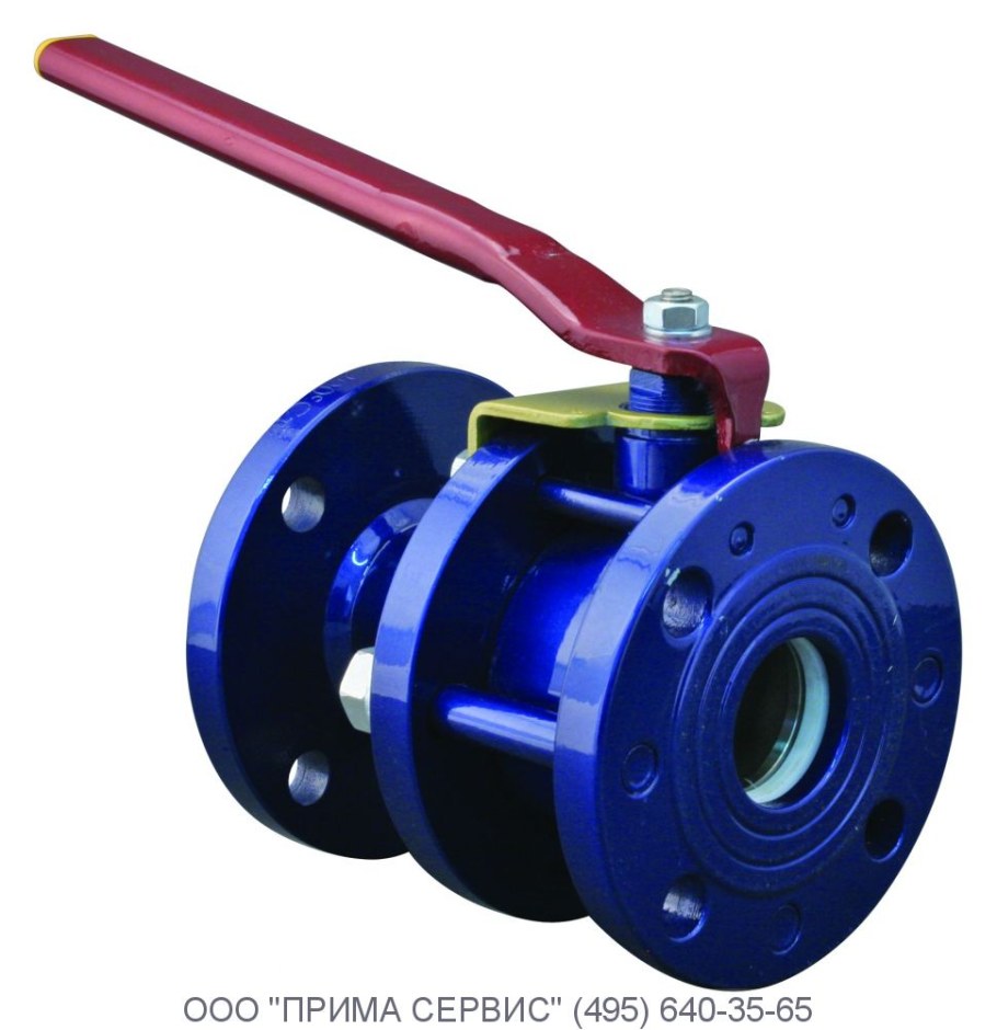 Кран шаровый 11с67п фланцевый